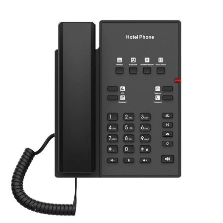 Fanvil H1, telefone do hotel, 2 teclas de linha