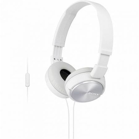 Fones de ouvido Sony MDRZX310APW/ com microfone/ Jack 3.5/ Branco