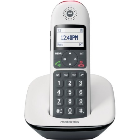 Telefone MOTOROLA CD5001 DECT Teclas Grandes Brancas