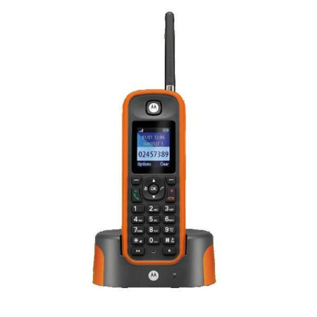 Telefone DECT de longo alcance MOTOROLA O201 laranja