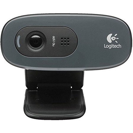 Logitech C270 WebCam HD 720p 3Mpx USB Preto