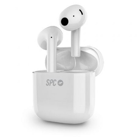 Fones de ouvido SPC Zion Studio Bluetooth com estojo carregador/ Autonomia 5.30h/ Branco