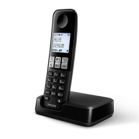 Telefone sem fio Philips D2501B/01/ Preto