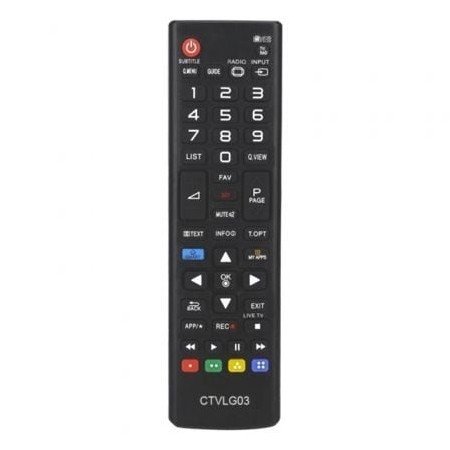 Controle remoto para TV LG CTVLG03 compatível com LG TV