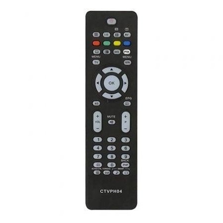 Controle remoto para TV CTVPH04 compatível com Philips