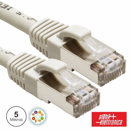 Cabo Ftp Cat6E 5M Cinzento