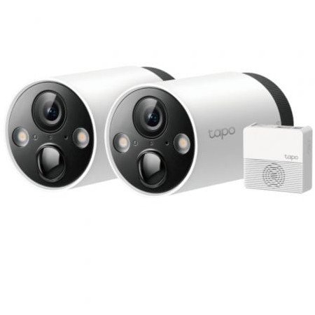 Câmera de vigilância por vídeo TP-Link Tapo C420S2/ 113°/ Visão Noturna/ Bateria/ Controle de APP