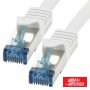 Cabo S/Ftp Cat6A Lszh Cobre Puro 1M Branco