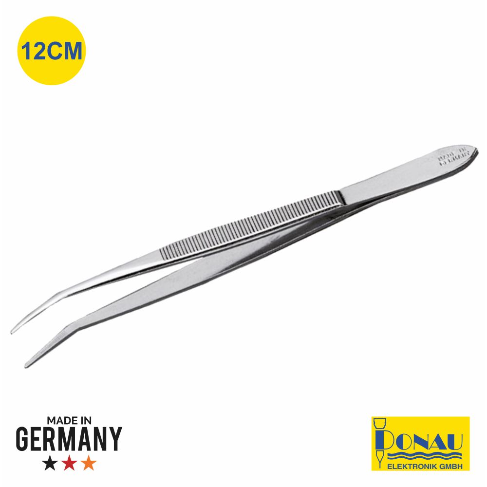Pinça Pontas Finas Pontiagudas Curvas 120Mm Donau