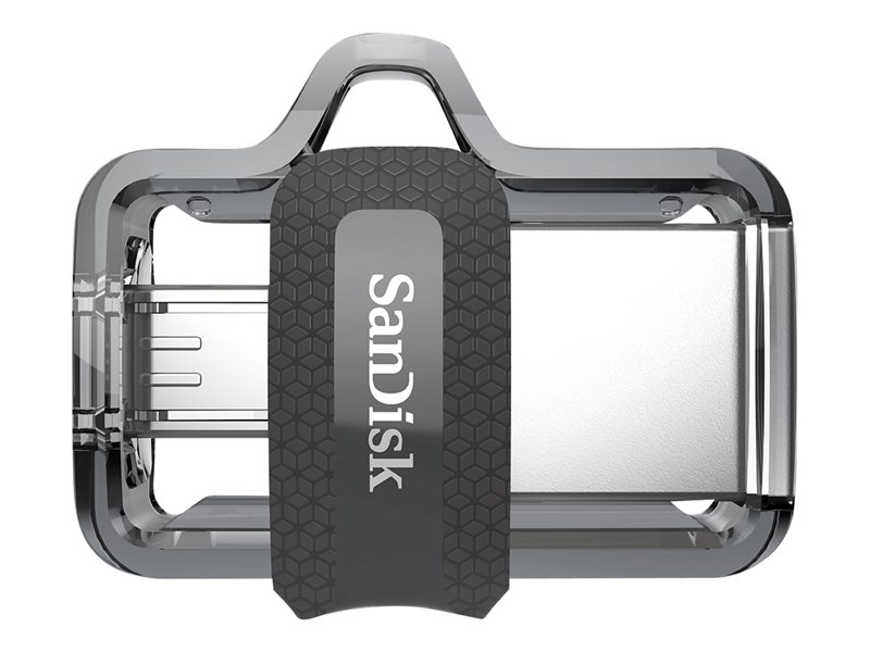 Sandisk 256gb ultra dual micro usb 3.0 stick de memória