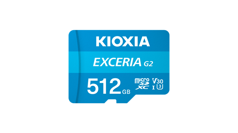 Micro sd kioxia 512gb exceria g2 w - adaptador