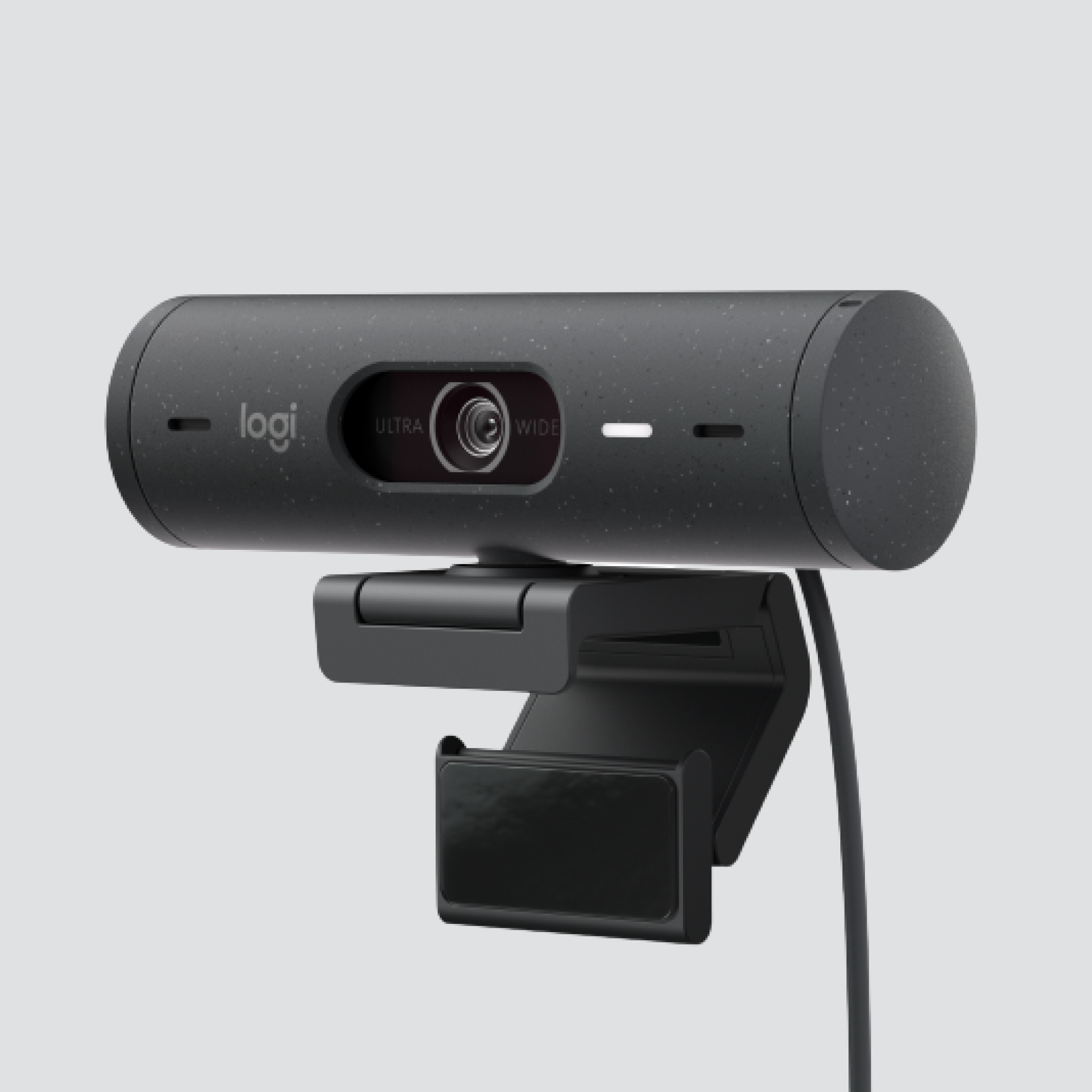 Webcam logitech brio 500 grafite full hd - usb tipo c