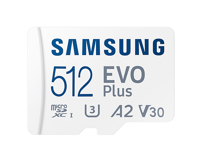 micro sd samsung 512gb evo plus
