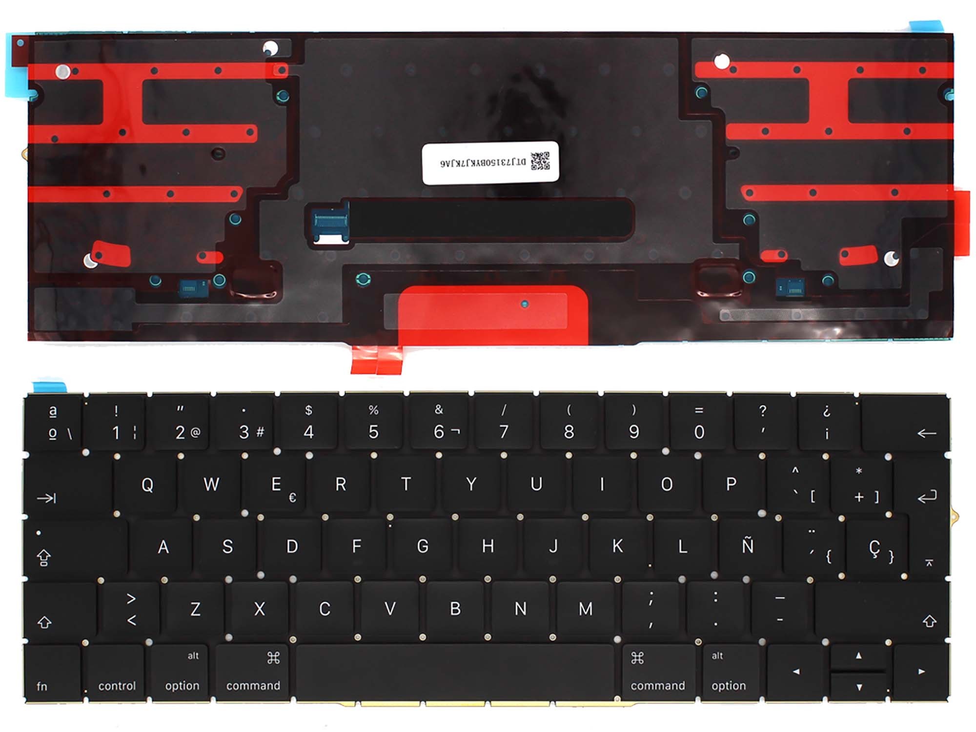 Teclado Retroiluminado para Portatil Apple MacBook Pro A1707 15" Preto