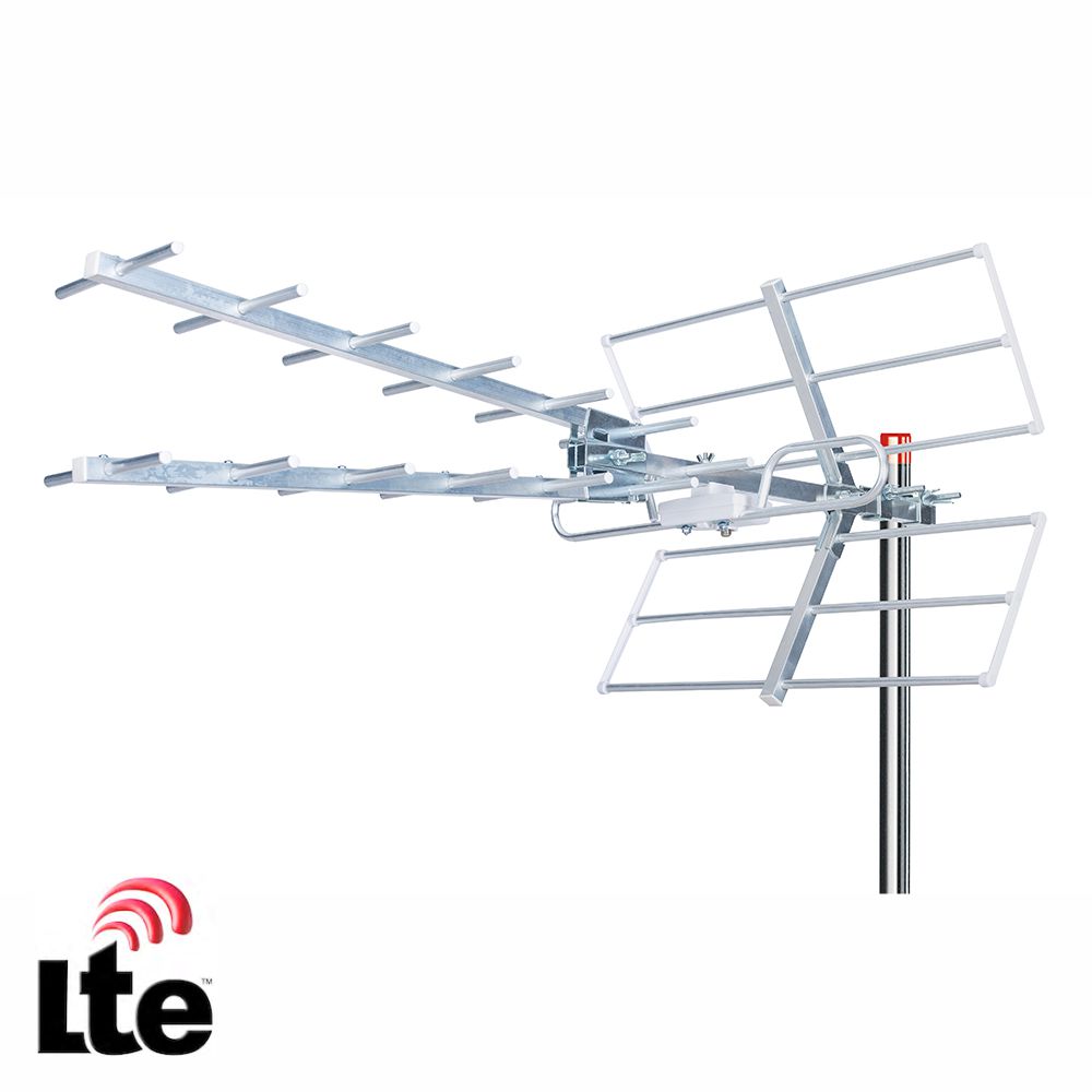 Antena TDT Exterior UHF 15 Elementos 13Db Filtro LTE 5G