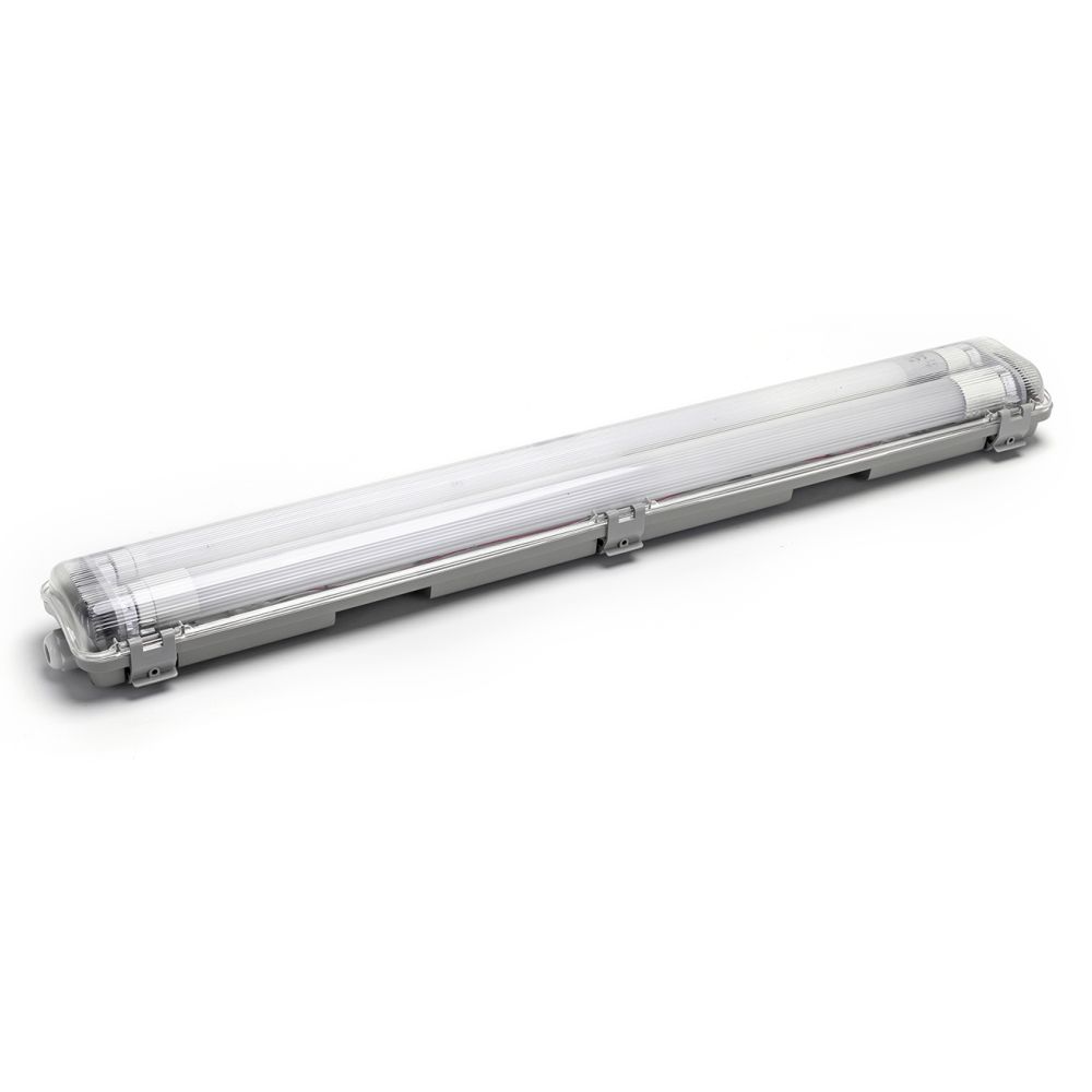 Armadura T8 c/ 2 Lâmpadas LED Tubular 2X9W 60cm 4000K IP65
