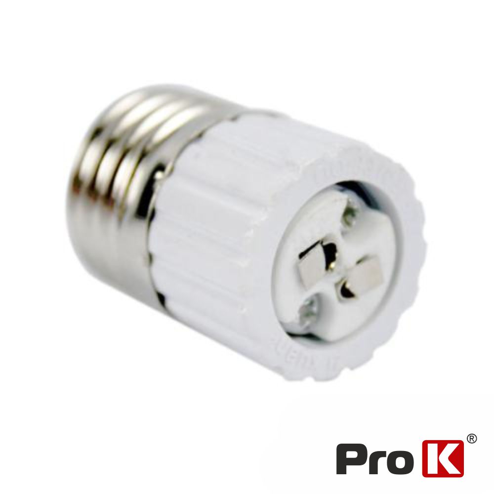 Casquilho Adaptador de E27 p/ Mr16 Prok
