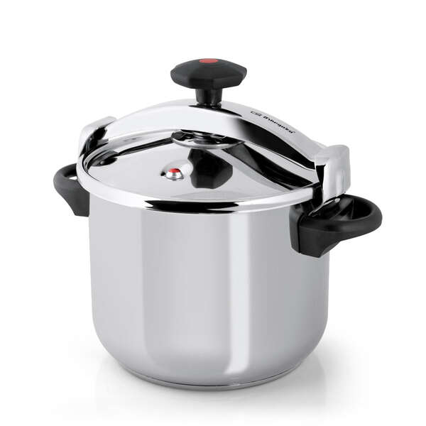Panela de Pressão Orbegozo HPL 6070 Classic - Tecnologia e Segurança Garantidas - Sistema de Fechamento Progressivo - Tripla Seg