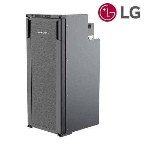 Geladeira Fixa Muvip com Compressor LG 90L 80W - Conexão 12/24V - Proteção da Bateria do Veículo - Luz LED - Controle de Tempera