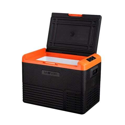 Geladeira Compressor Portátil Muvip 50L - Proteção da Bateria do Veículo - Temperatura -20º/+20º - Conexão 12/24/220V - Consumo 