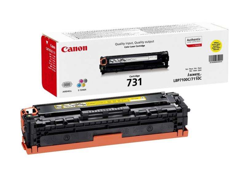 Toner original Canon 731 amarelo - 6269B002