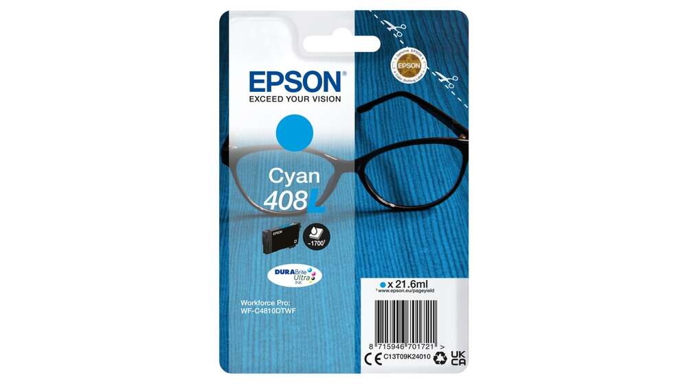 Tinteiro original Epson 408L ciano - C13T09K24010