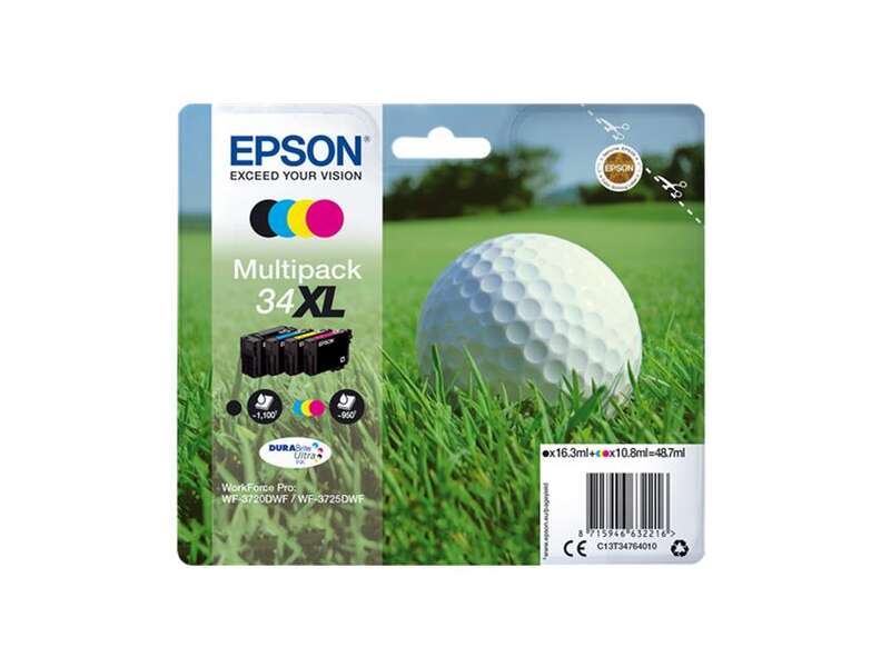 Epson T3476 Pack de 4 Tinteiros originais - C13T34764010