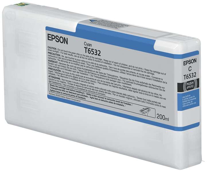 Tinteiro original Epson T6532 Ciano - C13T653200