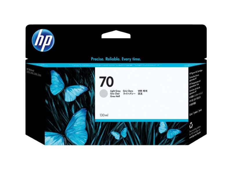 Tinteiro original HP 70 cinza claro - C9451A
