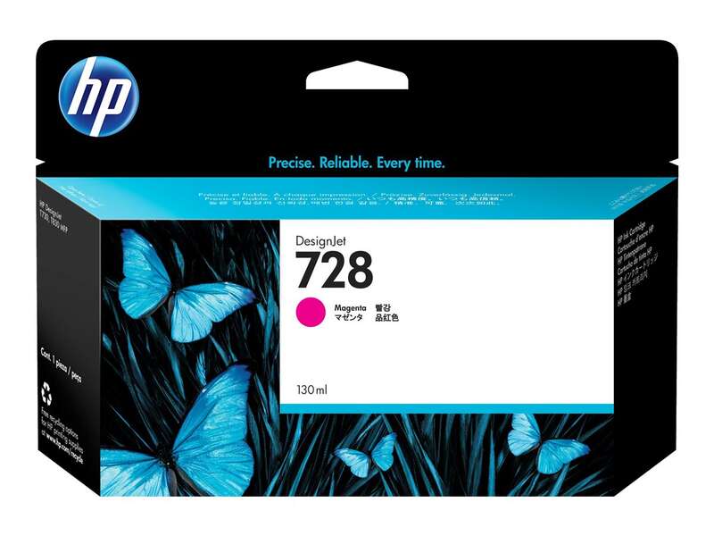Tinteiro original HP 728 Magenta - F9J66A