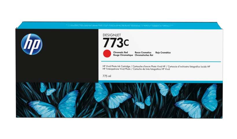 Tinteiro original HP 773C vermelho cromático - C1Q38A
