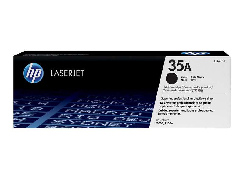 Toner original preto HP CB435A - 35A