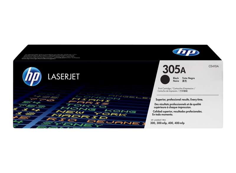 Toner original preto HP CE410A - 305A