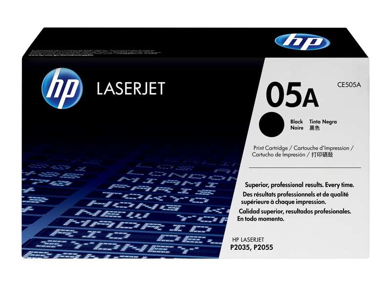 Toner original preto HP CE505A - 05A