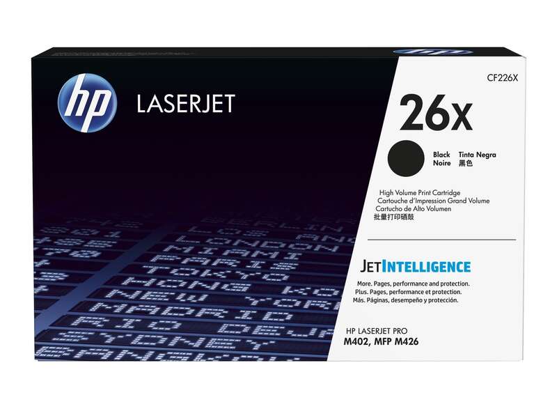 Toner original preto HP CF226X - 26X