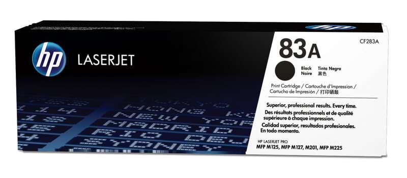 Toner original preto HP CF283A - 83A