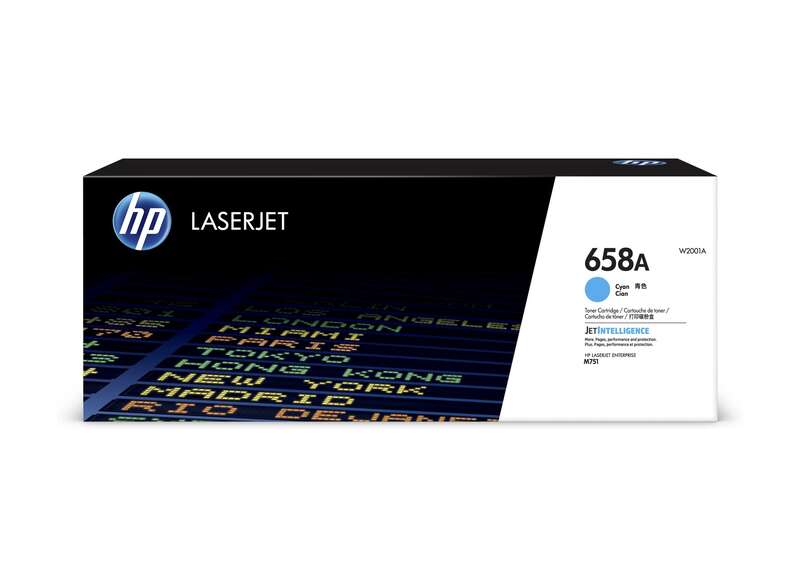 Toner original HP W2001A ciano - 658A