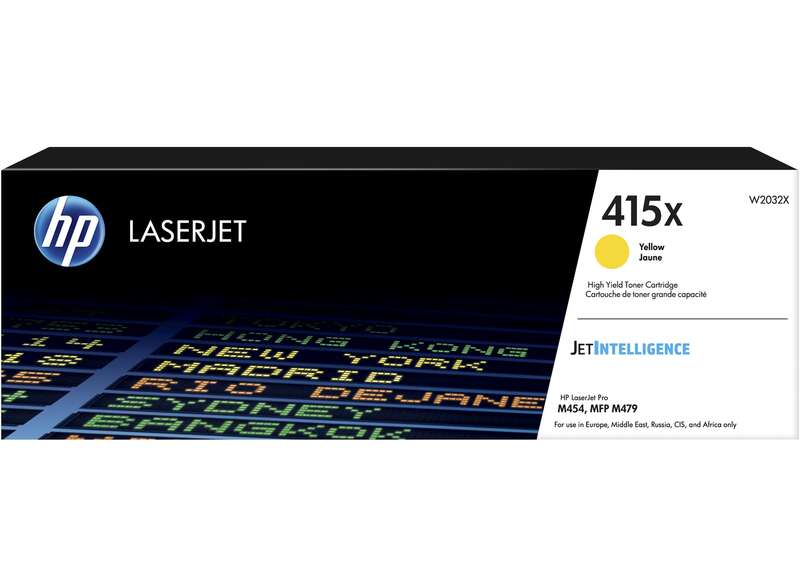 Toner original amarelo HP W2032X - 415X