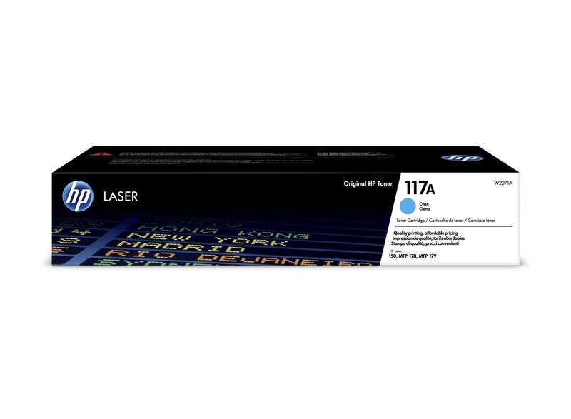 Toner original HP W2071A ciano - 117A