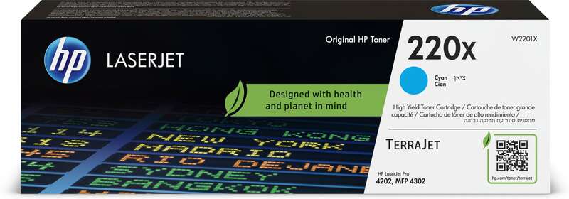 Toner original HP W2201X ciano - 220X
