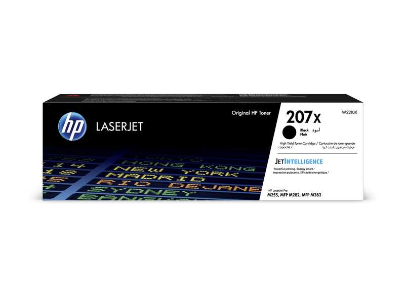 Toner original preto HP W2210X - 207X