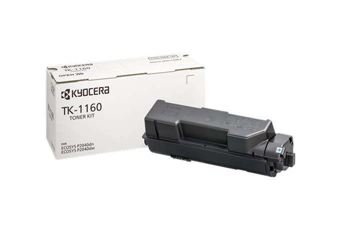Toner original preto Kyocera TK1160 - 1T02RY0NL0