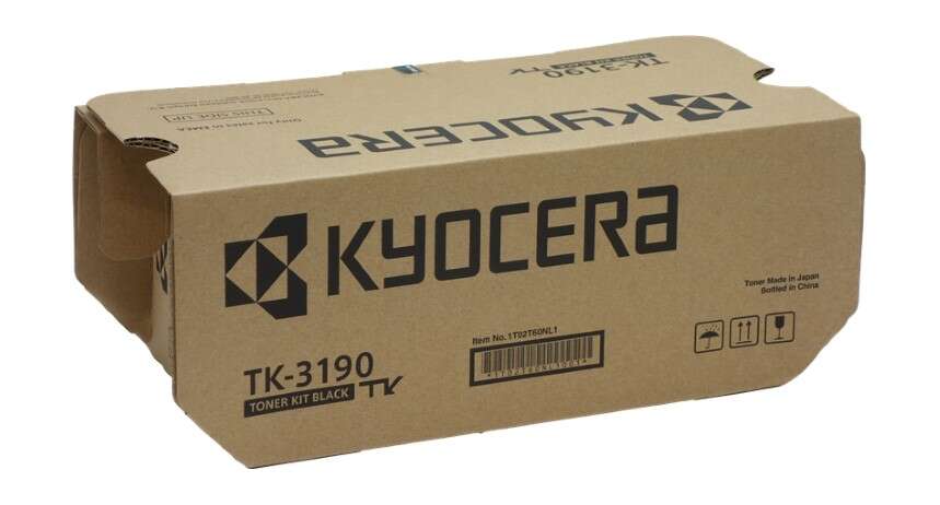 Toner original preto Kyocera TK3190 - 1T02T60NL0/1T02T60NL1