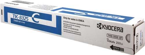 Toner original Kyocera TK8325 ciano - 1T02NPCNL0/TK8325C
