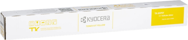 Toner original amarelo Kyocera TK8375 - 1T02XDANL0/TK8375Y