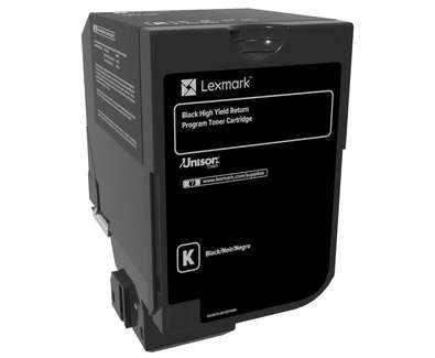 Toner original preto Lexmark CX725 - 84C2HK0