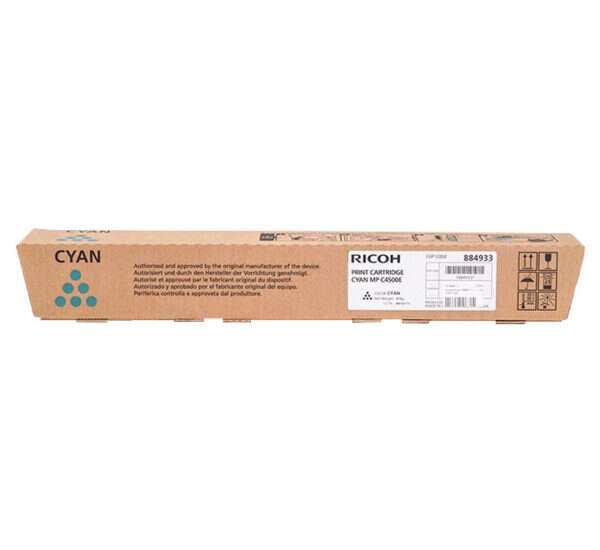 Toner original Ricoh Aficio MP-C3500/MP-C4500 ciano - 884933/888611/842037