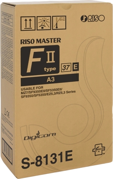Riso S8131E Rolo de transferência térmica original Master A3, tipo Z 37, PU2