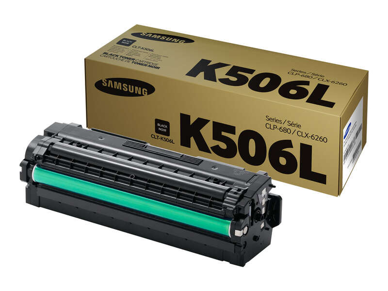 Toner original preto Samsung CLP680/CLX6260 - CLT-K506L/SU171A