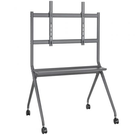 Suporte de chão com rodas Aisens FT86FE-143 para TV ou monitor interativo de 50" a 86"/ até 120 kg